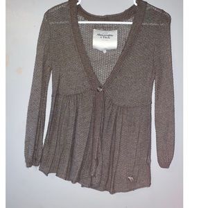 taupe lightweight cardigan